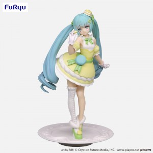 Hatsune Miku Exceed Creative figúrka SweetSweets Series Macaroon Citron Color Ver.