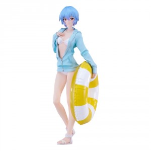 Rebuild of Evangelion Pop Up Parade L fig&uacute;rka Beach Queens: Rei Ayanami