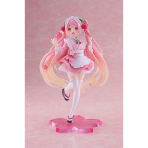 Hatsune Miku fig&uacute;rka Newley Written Sakura Miku Japanese Cafe Ver. Reissue